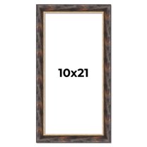 10x21 Frame Gold Real Wood Picture Frame Width 1.5 inches | Interior Frame Depth 0.5 inches |