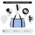 thumbnail image 4 of Disketp Purple Dragon Scales Bolsa de Viaje Tipo Duffle, Bolso de Mano para Fin de Semana para Mujer, Bolsa de Gimnasio Ligera para Hombre, Esencial para Viajes, 4 of 7