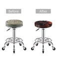 thumbnail image 5 of Hirioo Red Panda Autumn Branches for Round Bar Stool Seat Covers Washable Stool Cushion Slipcover Elastic Bar Chair Covers for 12-14 Inch Chair-12 inch, 5 of 7