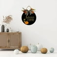 thumbnail image 5 of Eveokoki 11" Pumpkin Autumn Time Wood Sign Hanging Front Door Sign Fall Wooden Wall Art Sign Hanging Hello Fall Porch Sign Rustic Wood Decor for Thanksgiving Day Autumn Party Decor, 5 of 5