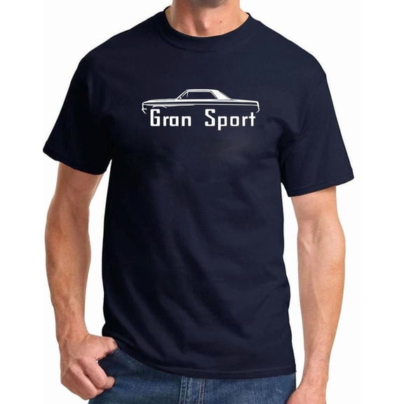 1965 Buick Skylark Gran Sport Hardtop Outline Design Tshirt NEW COLORS