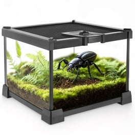 OiiBO 120 Gallon Reptile Large Terrarium Upgrade Glass Front