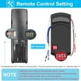 thumbnail image 3 of Kit de control remoto para ventilador de techo COREBAY HD3 AC83T Universal, 3 of 7
