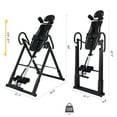 thumbnail image 2 of Preenex Back Stretcher Inversion Table for Home Fitness and Pain Relief, Black & White, 2 of 10