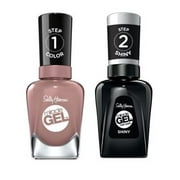 (Bundle) Sally Hansen - Miracle Gel - Love Me Lilac - .5 fl oz and Sally Hansen Miracle Gel Nail Color, Top Coat, 0.5 fl oz
