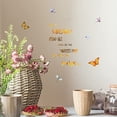 thumbnail image 5 of Colorful Sunflowers Wall Stickers Motivational Quotes Wall Decals with Butterfly Dragonfly Wall Decor Self-Adhesive Wall Art Removable PVC Decors for Nursery Bedroom Living Room, 5 of 9