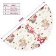 thumbnail image 3 of Sikiie Floral Mushroom 30-48 inches {designName} Print Christmas Tree Skirt Snowman Xmas Tree Skirt with Edge Christmas Decorations for Holiday Party48", 3 of 7