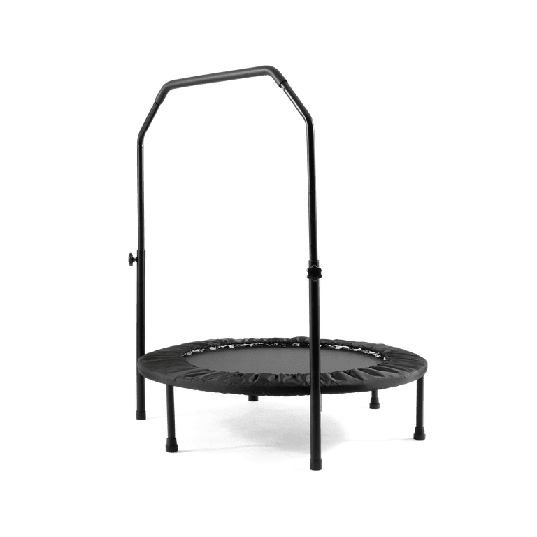 40-Inch Foldable Mini Fitness Trampoline with Handle photo 1