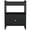 Black, variant on FAGAGA end Table with Charging Station and Storage Shelf for Living Room,Wooden Nightstand for Bedroom with Drawer end table,Black
