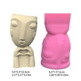 thumbnail image 3 of Pen Holder Silicone Mold Desktop Ornament Heart Girl Planter Flowerpot Molds Epoxy Resin Mold Plaster Mold, 3 of 9