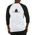 thumbnail image 2 of CafePress - Black Or Chocolate Poodle Baseball Jersey - Cotton Baseball Jersey, 3/4 Raglan Sleeve Shirt, 2 of 5