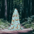 thumbnail image 5 of Honeii Cute Otters Print Poncho Cape, Cloak Coat, Snuggly Hooded Wearable Blanket, Hooded Cape For Teenagers,Halloween Costumes-Medium, 5 of 7