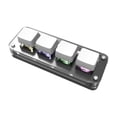thumbnail image 4 of Reemplazo portátil perfke Teclas mecánicas 4 tecla dibujar Vista Blanco Mini teclado, 4 of 5
