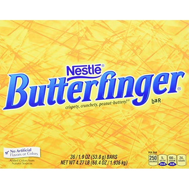 Nestle Butterfinger Candy Bar 36 Ea Walmart Com Walmart Com