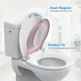 thumbnail image 7 of Luku Toilet Seat with Toddler Seat Built in, Potty Training Toilet Seat Round Fits Both Adult and Child, 7 of 7