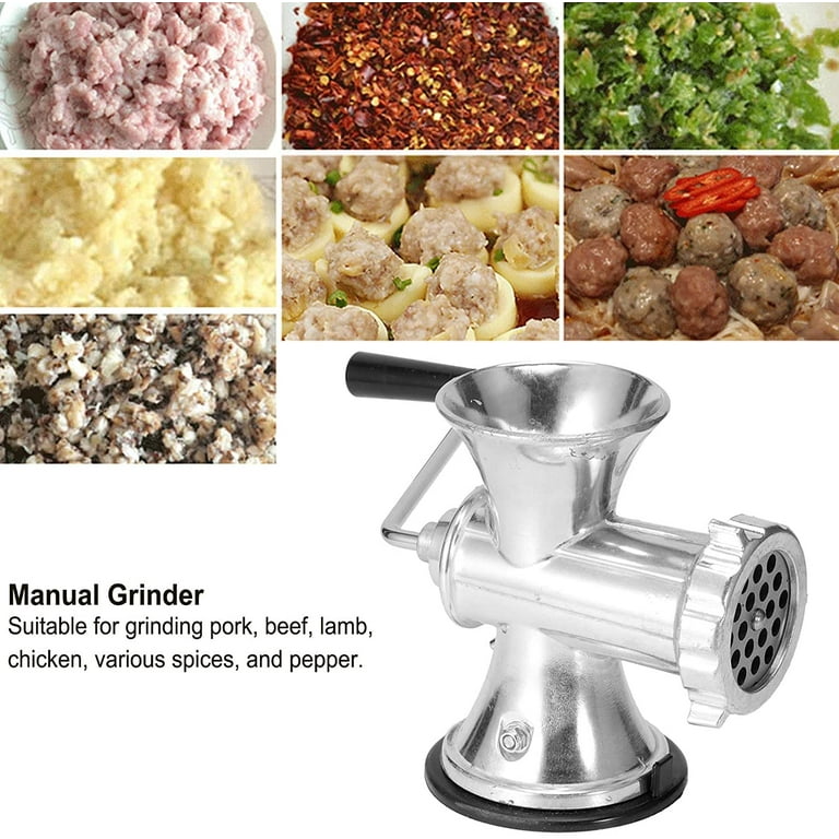 Meat Grinder Manual, Suction Cup Meat Grinder Sausage Stuffer