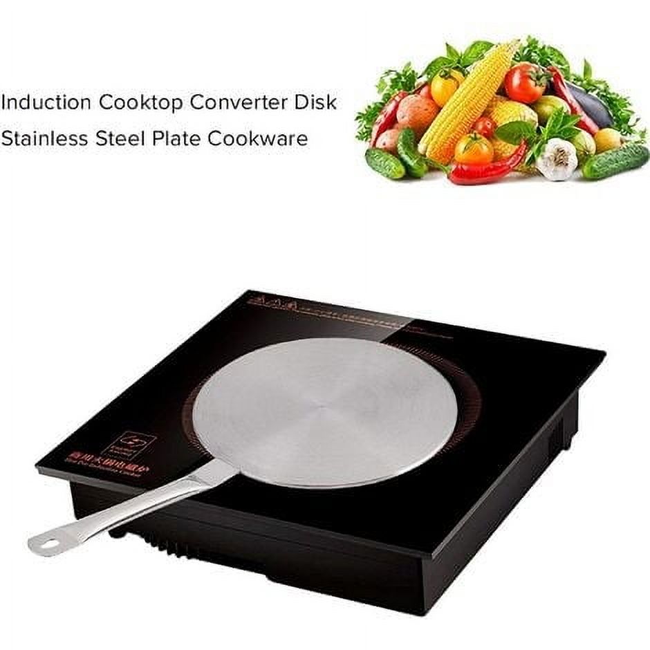 Heat Diffuser Stainless Steel Induction Diffuser Plate for Electric Gas Stove Glass Induction Cooktop Cooking Induction Adapter Hob Ring Plate