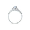 thumbnail image 2 of 3/8ct Oval Opal Diamond Ring 14K White Gold, 2 of 4