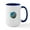White/Navy Inside, variant on CafePress - Bethany Beach Mugs - 15 oz Ceramic Large White Novelty Mug