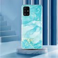 thumbnail image 3 of Allytech Compatible with Samsung Galaxy A51 4G Case, Marble Design Series Case for Women Boys Girls Soft Slim TPU Shockproof Cover for Samsung Galaxy A51 (Non 5G Version), Green Marble, 3 of 5