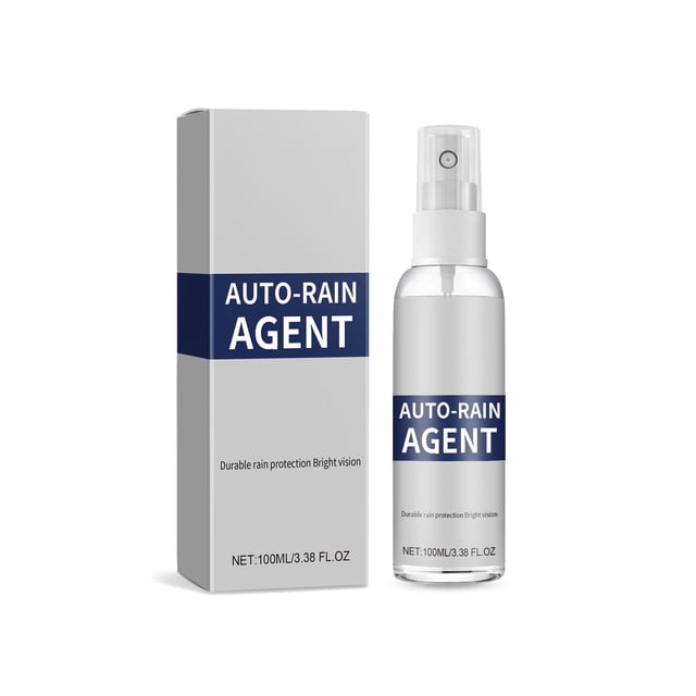 WLOELOEW Automobile Glass Antifogging And Rainproofing Spray 100Ml For All Types Of Vehicle Glass With Easy Application For Rain Protection Glass Rainproofing Agent