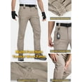 thumbnail image 6 of MANSDOUR Men's Flex Tactical Pants Lightweight Cotton Stretch Outdoor Hiking EDC Work Cargo Pants, 6 of 8