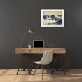 thumbnail image 3 of Hokusai 24x18 White Modern Wood Framed Museum Art Print Titled - Mount Fuji Seen From Shichirigahama Beach 1831, 3 of 4