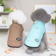 thumbnail image 5 of Ropa para mascotas, ropa para perros, otoño e invierno, ropa para perros pequeños, piernas, chaqueta acolchada de algodón, traje espacial de cinco colores, 5 of 5