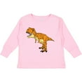 thumbnail image 3 of Inktastic Roaring T-rex Boys or Girls Long Sleeve Toddler T-Shirt, 3 of 5