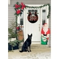 thumbnail image 2 of Believe Sign Front for Door Decoration, 12" Round Wood Wreaths Wall Hanging Outdoor, Farmhouse, Porch, for Spring Summer Fall All Seasons Holiday Christmas, 2 of 5