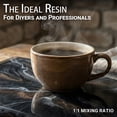 thumbnail image 6 of POURLA Ultra Heat Resistant Epoxy Resin 64OZ, 1:1 AB Mixing Resin Kit 195℉ High Heat Tolerance Epoxy Kit for Surface Coating, DIY Coasters, Trays, and Crafts, 6 of 7