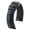 Black Band / Silver Buckle, variant on Paul Embossed Leather Watch Strap - Honey - M - 20mm - Silver Buckle
