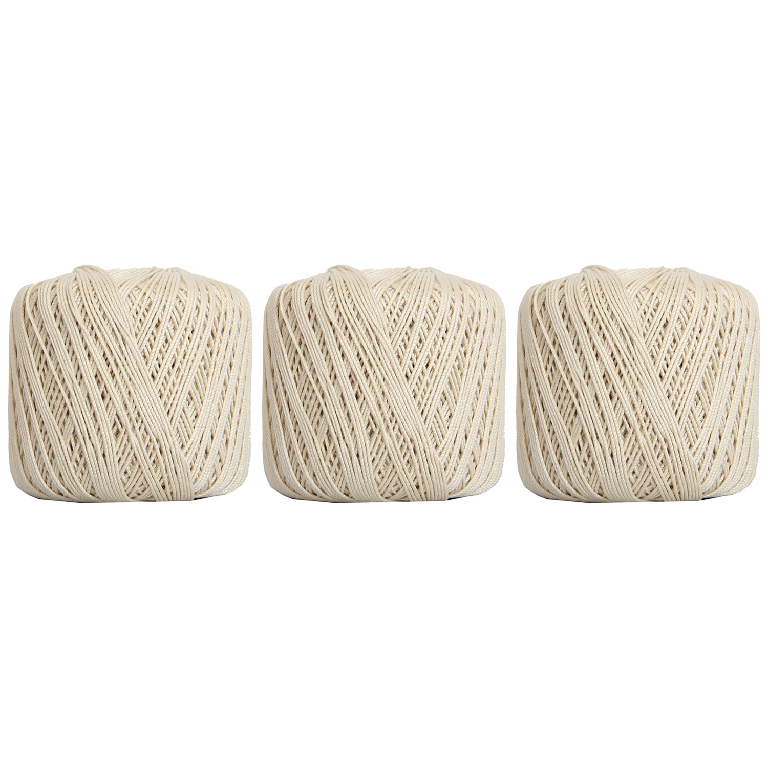Threadart 3 Ball Pack 100 Pure Cotton Crochet Thread by Threadart