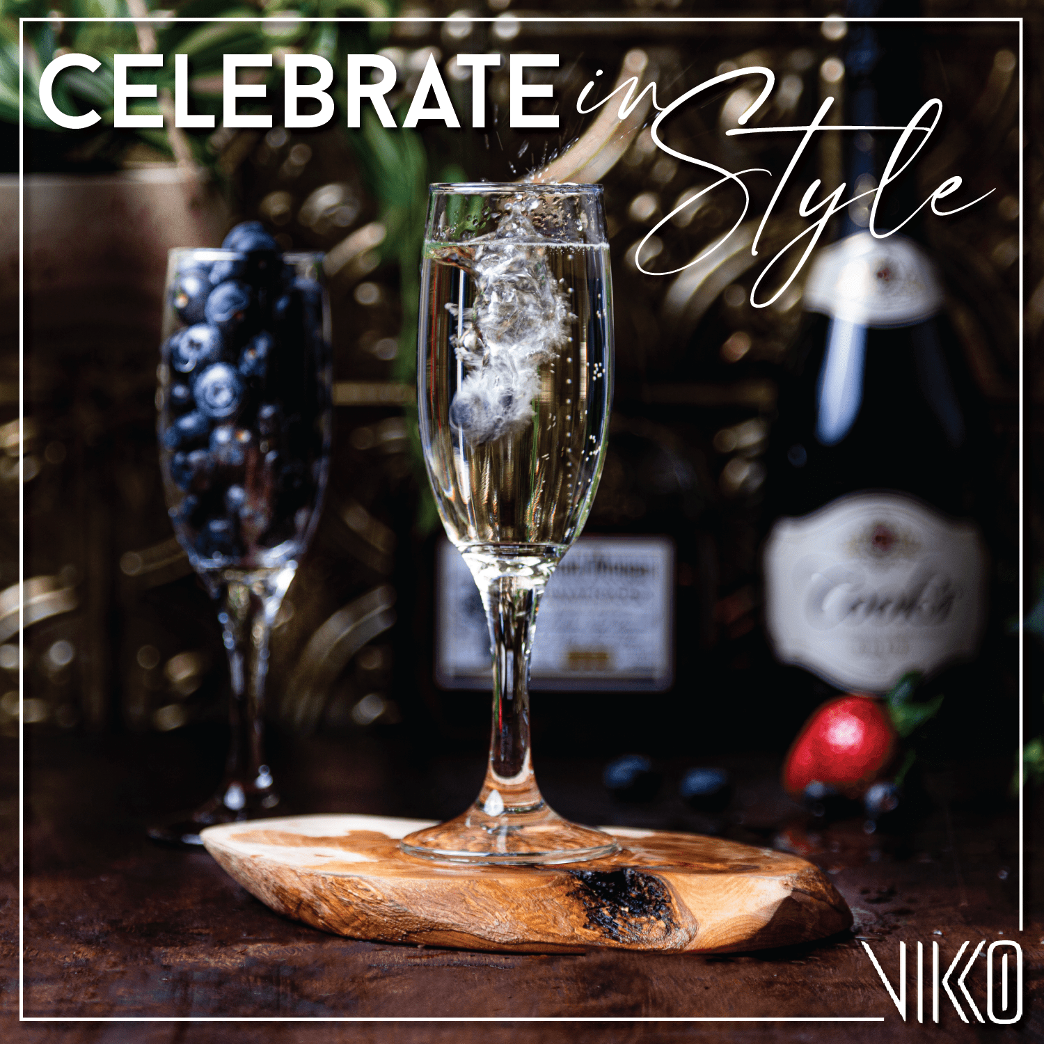 Vikko Champagne Flutes, 6 Ounce Toasting Champagne Flute, Crystal Clear Champagne Glasses, Set of 12 Elegant Sparkling Wine Glasses