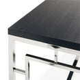 thumbnail image 5 of Home Square Square End Table in Black and Chrome Finish - Set of 2, 5 of 6