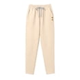thumbnail image 6 of BLVB Women's Cropped Lounge Pants Lightweight Elastic Waist Tapered Pant with Pockets Summer Casual Loose Trousers, 6 of 7