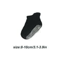 thumbnail image 2 of 6 Pcs Bas pour Enfants avec Bonne Élasticité Confortables à Porter Style Simple Bonne Fabrication Noir 8-10, 2 of 6