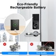 thumbnail image 6 of LNDU Zinc Alloy Matte Keyless Entry Palm Vein Recognition Smart Door Lock, 6 of 8
