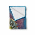 thumbnail image 2 of Pearls Soft Flannel Fleece Blanket, Giant Majestic Unique Pearl Mussel and Ivy Coral Deep down in the Sea Art Print, Cozy Plush for Indoor and Outdoor Use, 60" x 80", Blue Red Yellow, by Ambesonne, 2 of 6