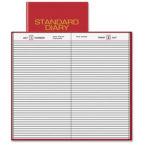 at a glance standard daily business diaries walmart com daily business diary