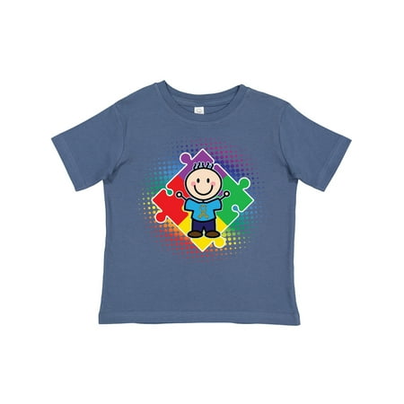 

Inktastic Autism Awareness Puzzle Piece Boy Gift Toddler Boy or Toddler Girl T-Shirt
