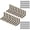 Bronze, variant on NEXAVKPR Metal Hinges Rusts Proof Small Hinges 20 set for Handmade Wooden Chests & Shelves
