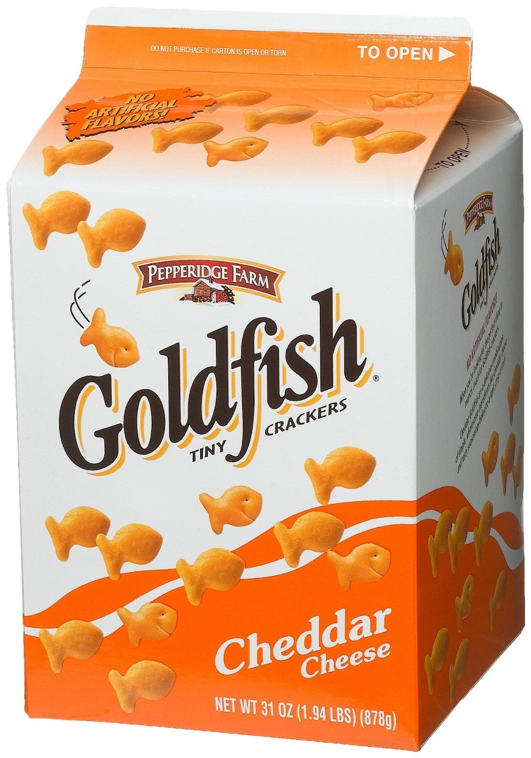 Pepperidge Farm Cheddar Goldfish Baked Snack Crackers Large 31 Ounce - Walmart.com