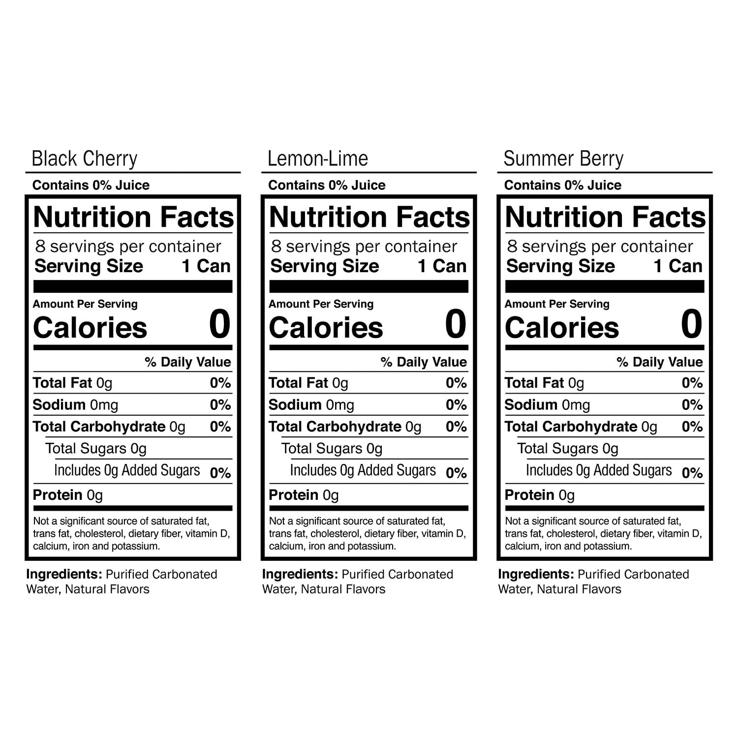 Waterloo Sparkling Water Variety Pack, 12 Fluid Ounce (Pack of 24)