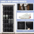 thumbnail image 3 of 12 Grids Shoe Rack Storage Bag Transparent Oxford Cloth PVC Organizer Multi Layer Hand Washable Shoe Holder, 3 of 8