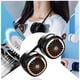 thumbnail image 5 of Ventilador de cuello colgante plegable USB carga 360 grados bolsillo ventiladores sin hojas corbatas eléctrico oficina de verano equipo de enfriamiento negro Eigraketly HA059207-03B, 5 of 7
