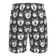 thumbnail image 6 of Kdxio Husky Pattern Mens Casual Shorts - Drawstring Summer Beach Sports Shorts for Men, 6 of 9