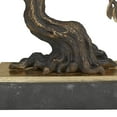 thumbnail image 5 of DecMode 5"W, 18"H Polystone Eclectic Sculpture, Bronze, 1-Piece, 5 of 8