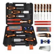 Solude 20Pcs Woodworking Chisel Set with Storage Case for Carpenter Craftsman Gift