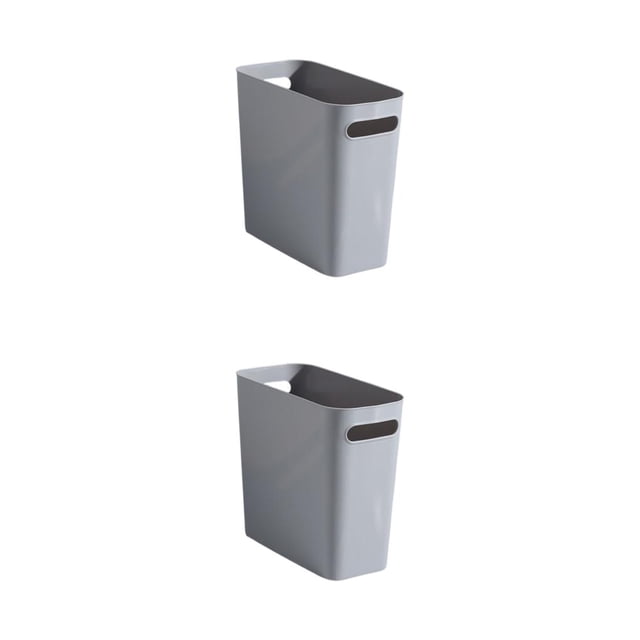 Yuarrent Bote de basura de plástico Papelera Contenedor de basura Color sólido Organizadores para ahorrar espacio Gabinete de cocina Type5 NO5